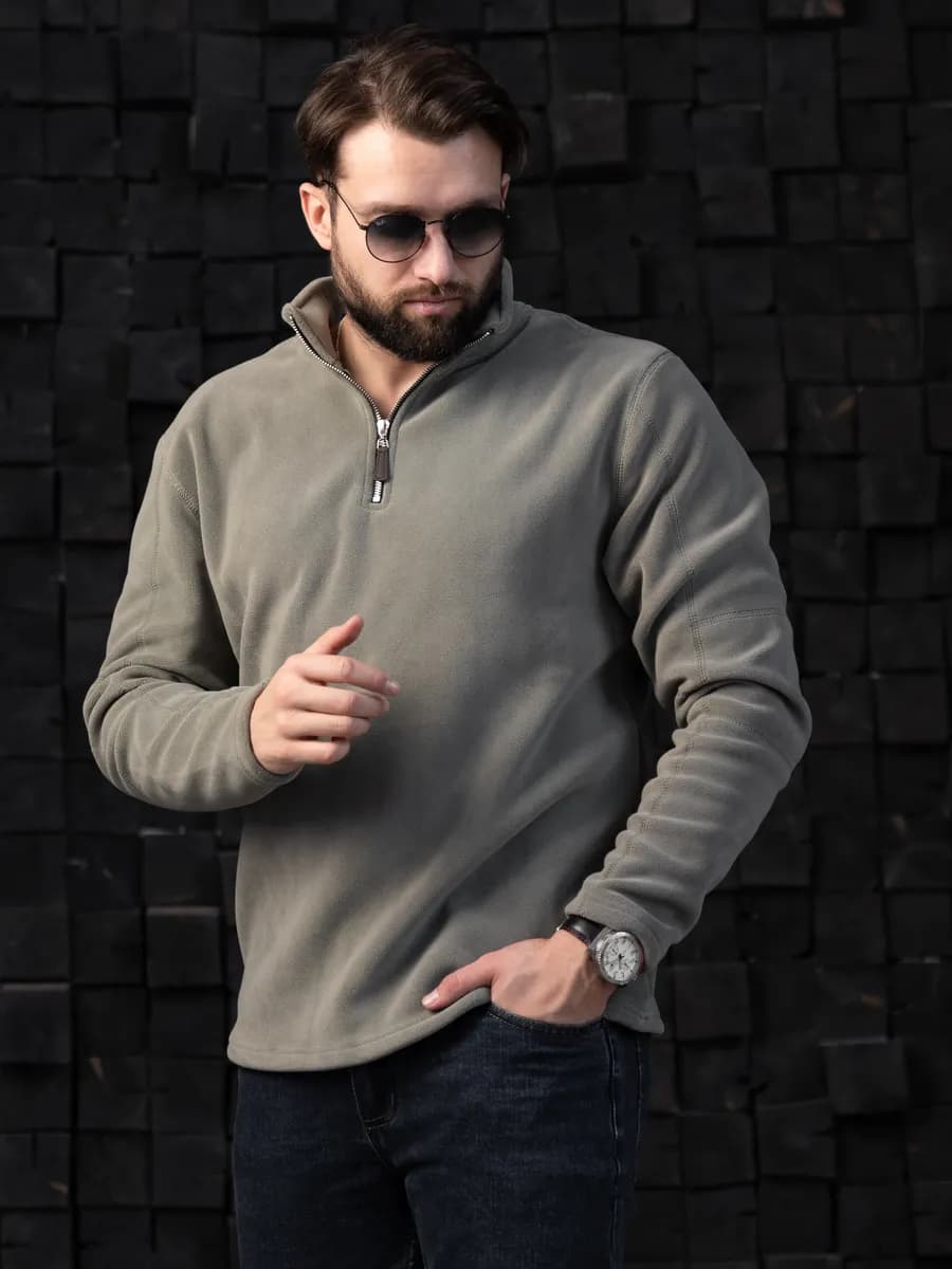 Флисовая кофта теплая