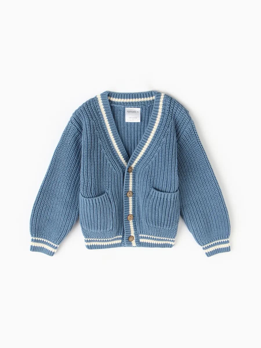 Джемпер кардиган вязаный детский