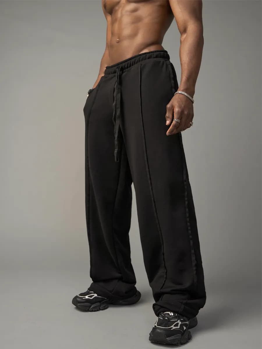 Брюки багги широкие штаны oversize прямые srteetwear Y2K