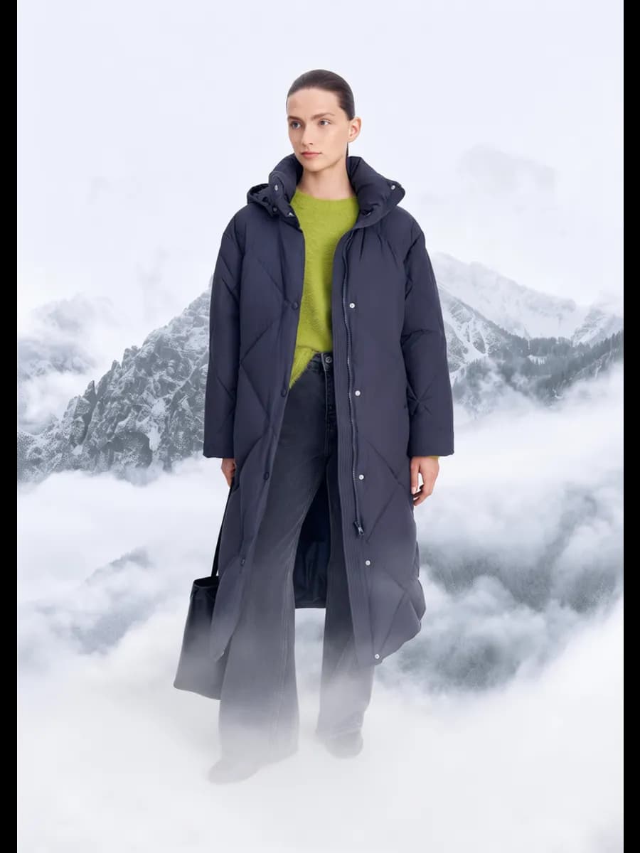 Пуховое пальто