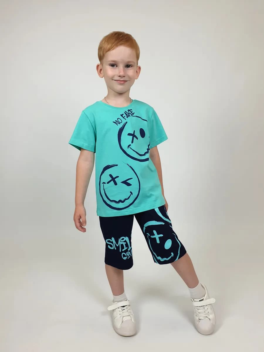 Костюм детский летний комплект с шортами