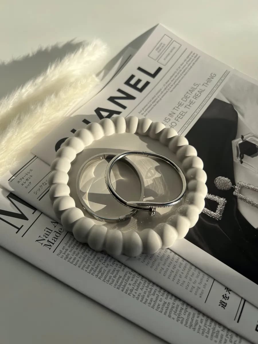 Подставка для украшений декоративная из гипса