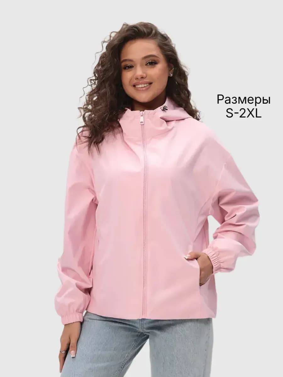 Ветровка с капюшоном