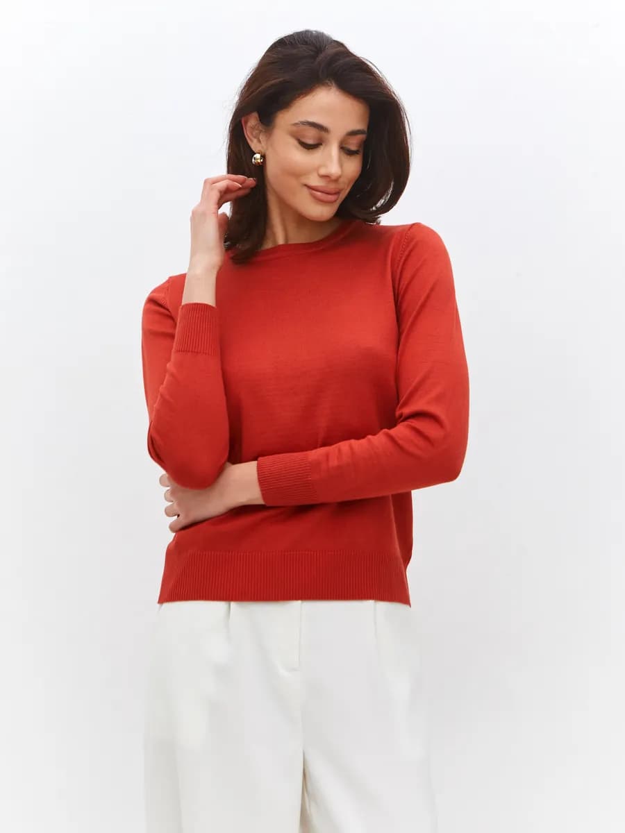 Джемпер кофта с длинным рукавом офисный