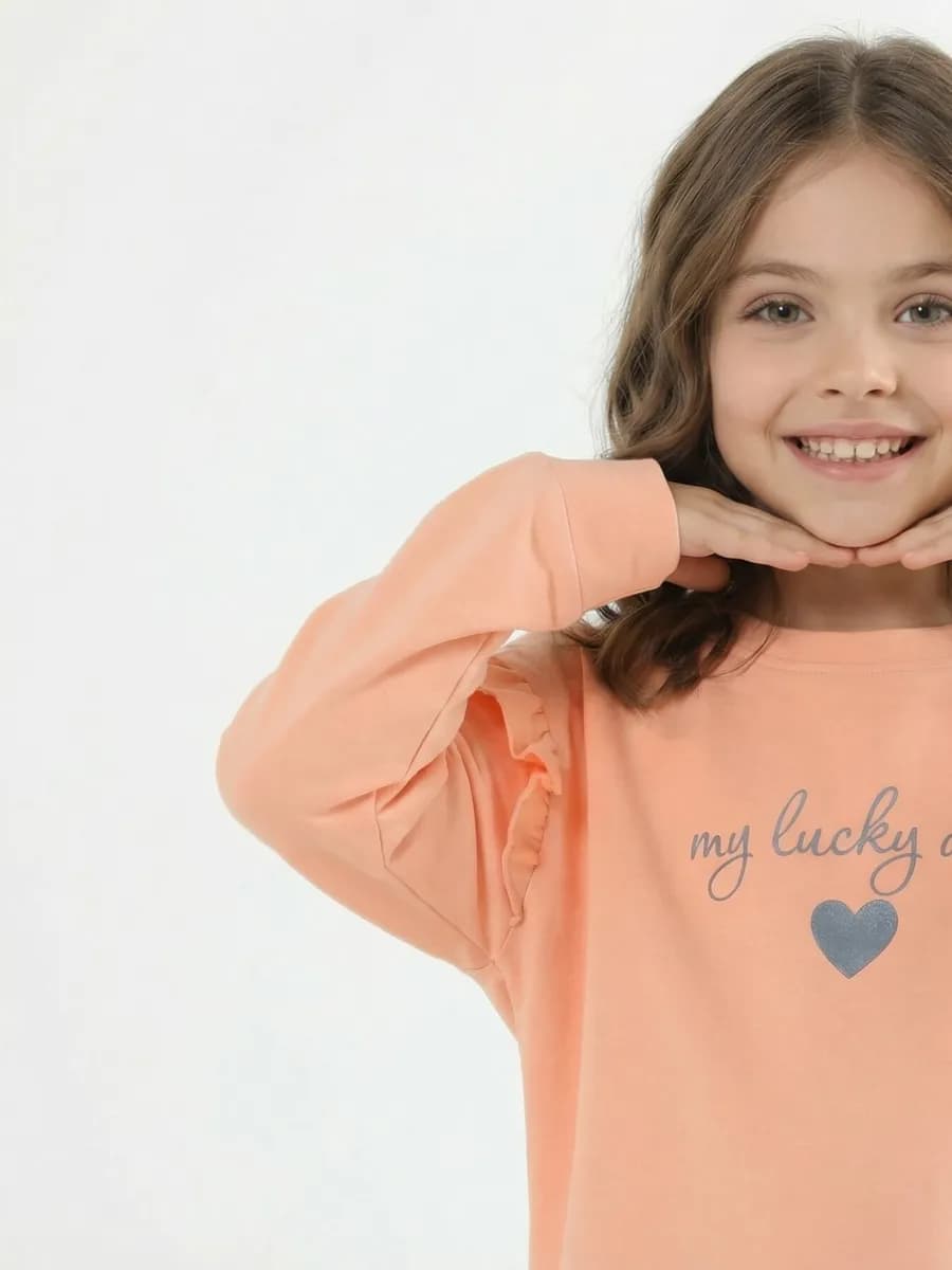 Свитшот с принтом кофта оверсайз