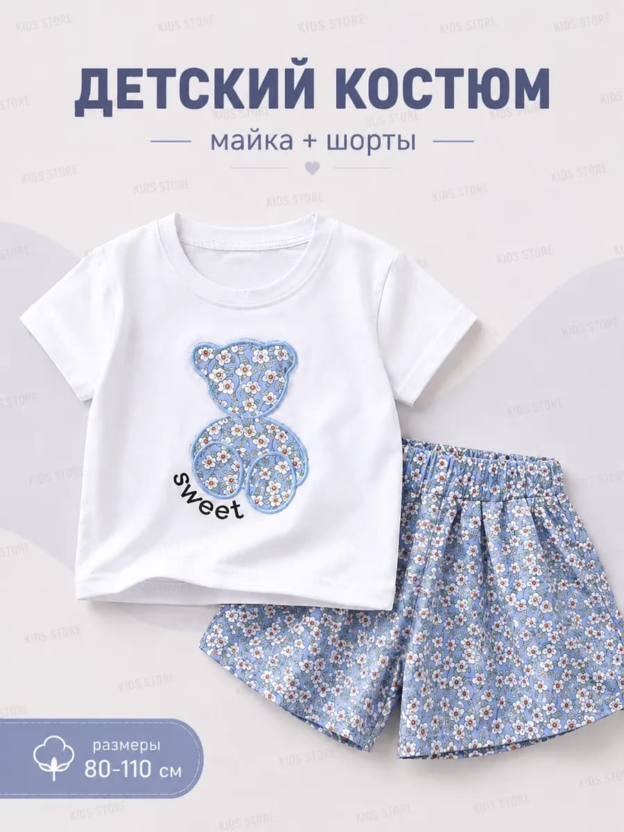 Костюм двойка, летний