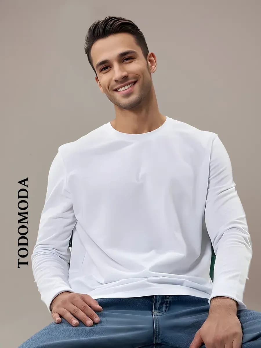 Лонгслив мужской футболка с длинным рукавом