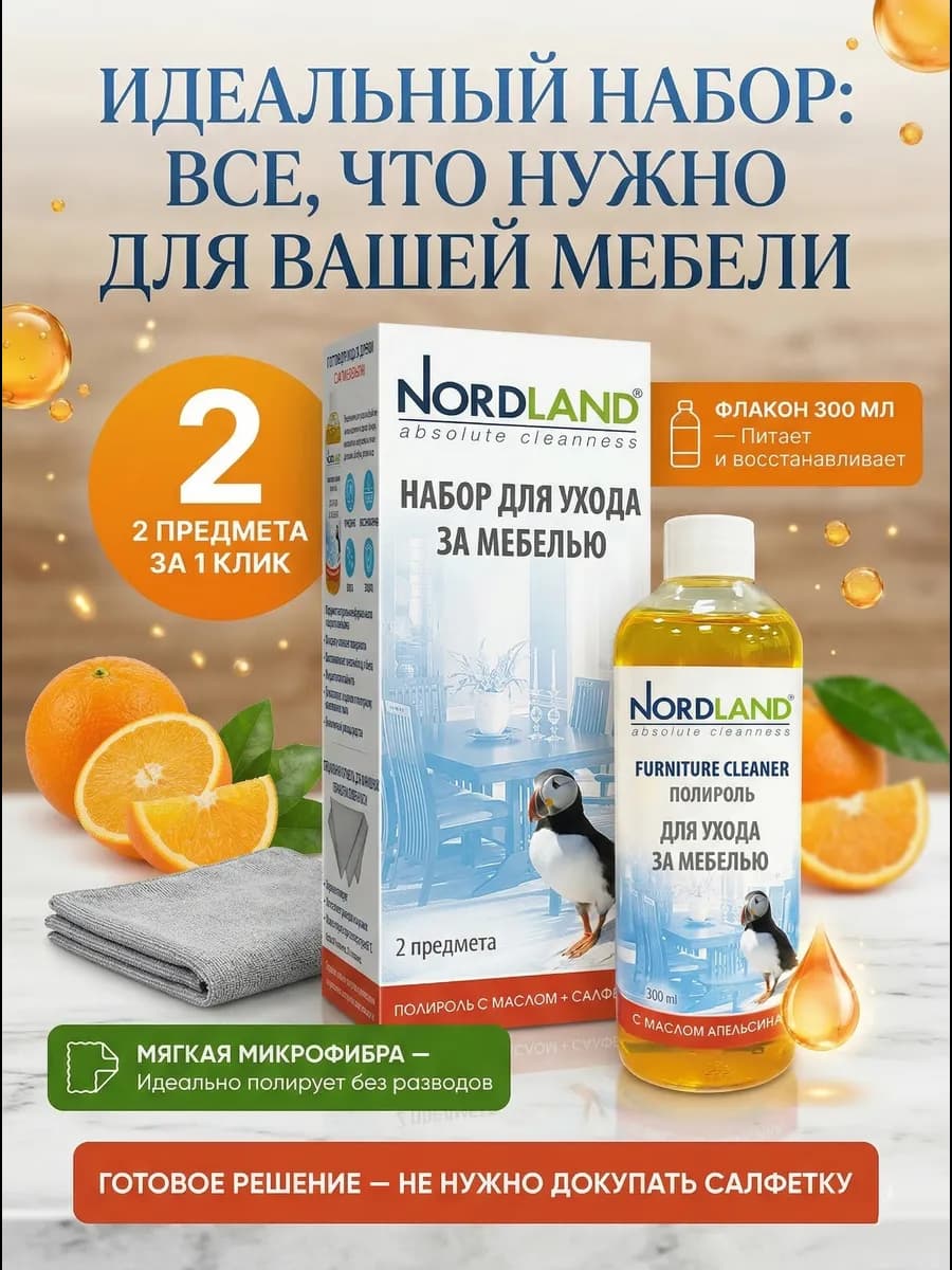 Набор для ухода за мебелью