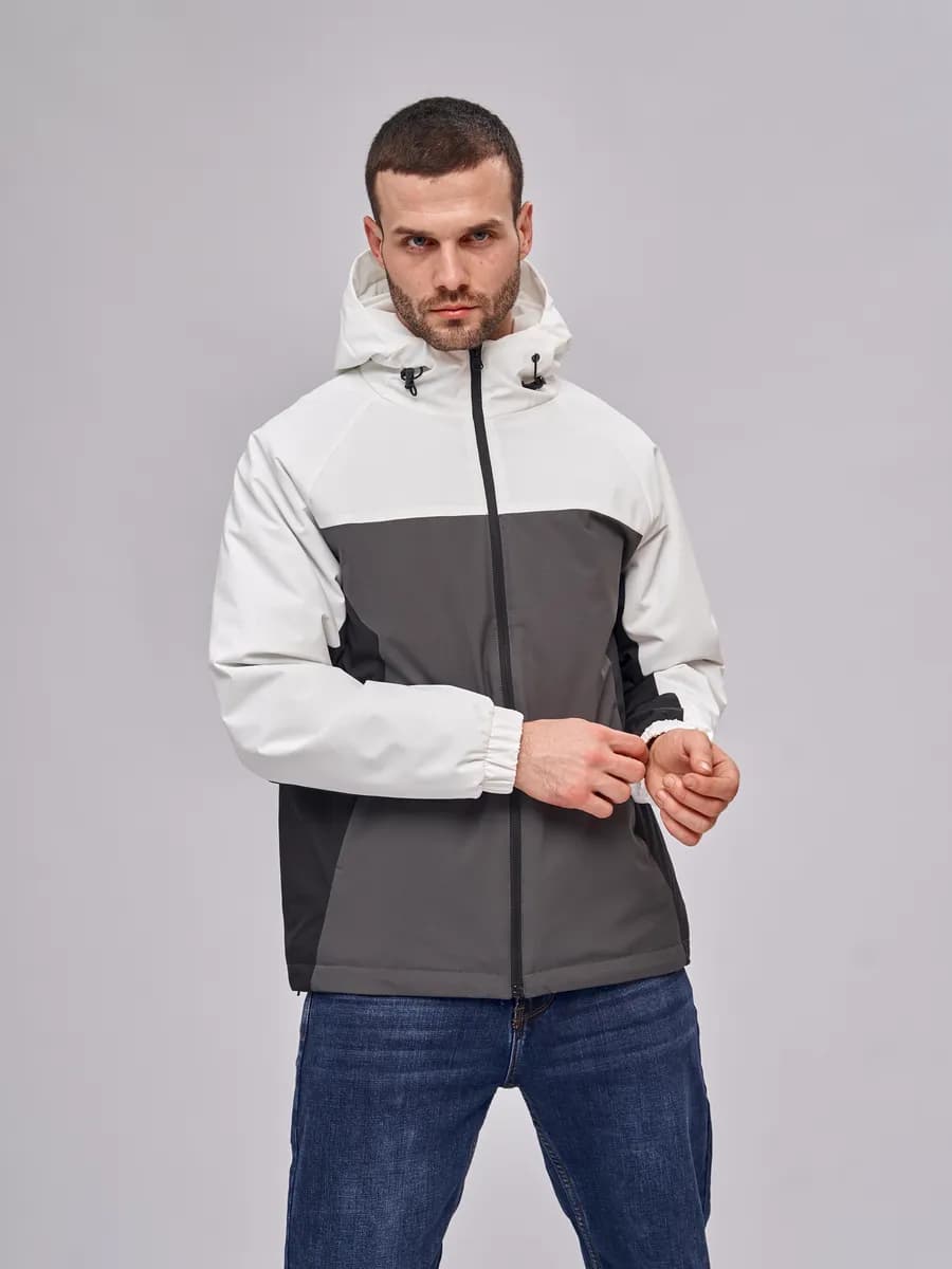 Куртка демисезонная ветровка с капюшоном