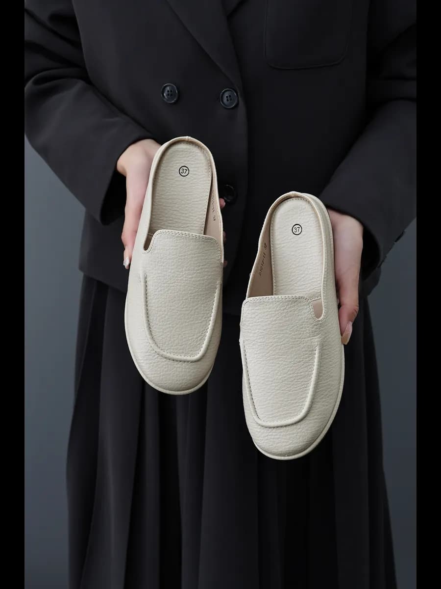 Мюли на каблуке летние