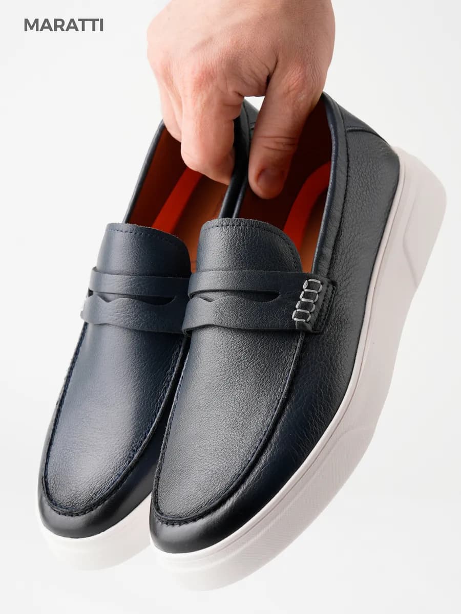 Мокасины кедные из натуральной кожи