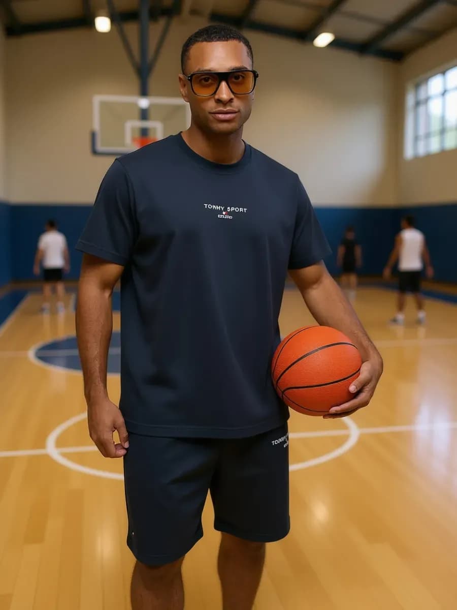 Спортивный костюм летний футболка и шорты