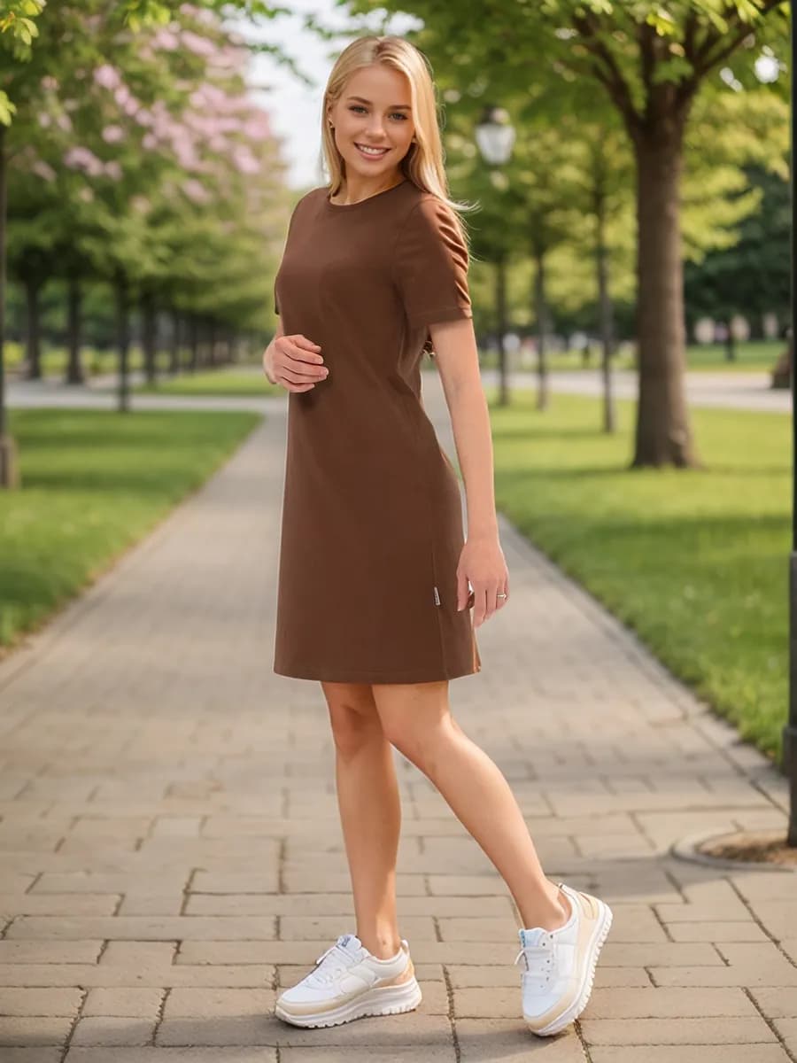 Платье футболка летнее туника домашняя