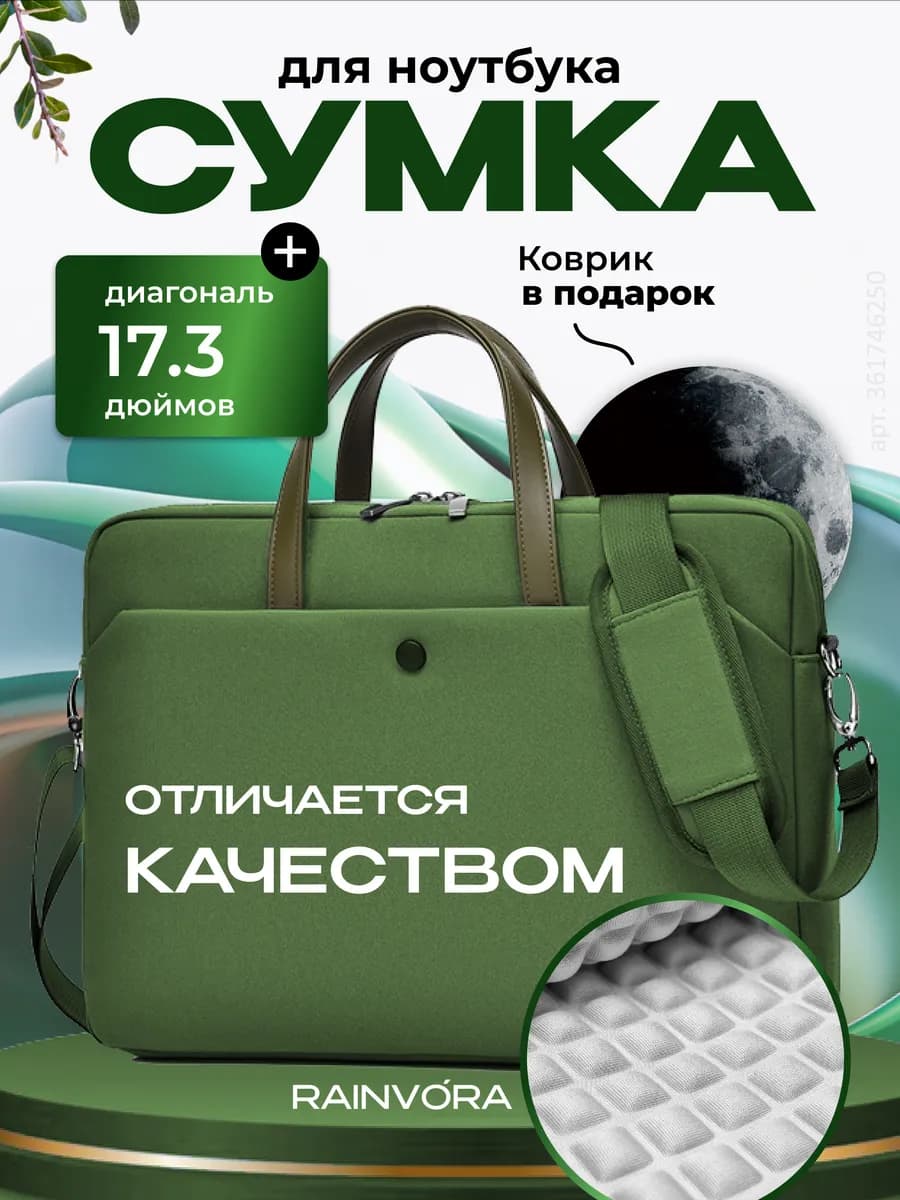 Сумка для ноутбука противоударная 17.3