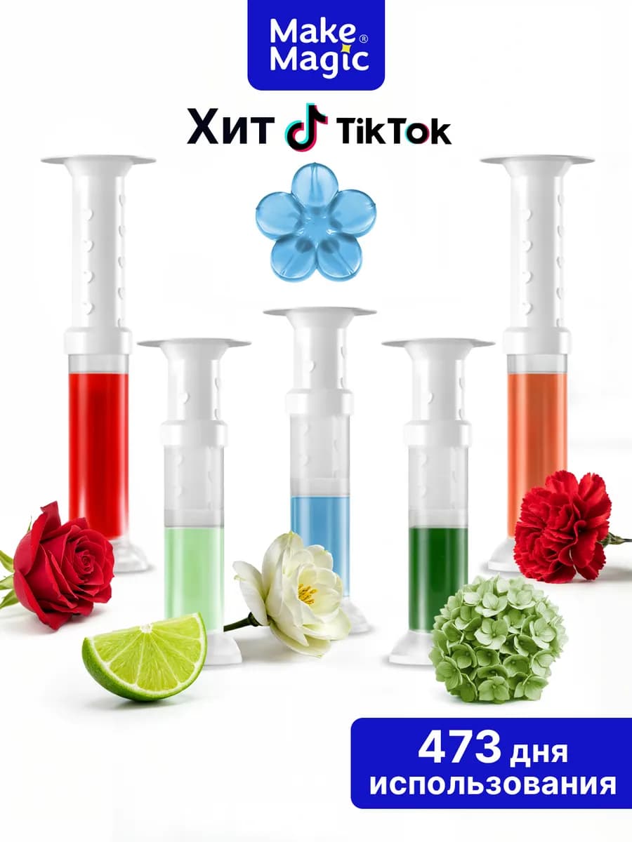 ХИТ Tik Tok - очиститель для унитаза в шприце и освежитель