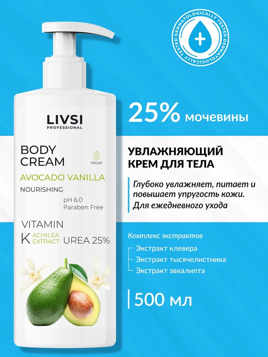 Увлажняющий крем для тела с мочевиной