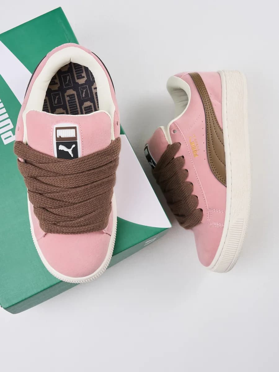 Кроссовки дутые suede xl кеды