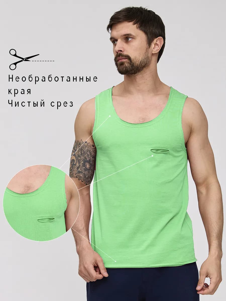 Майка мужская хлопок спортивная