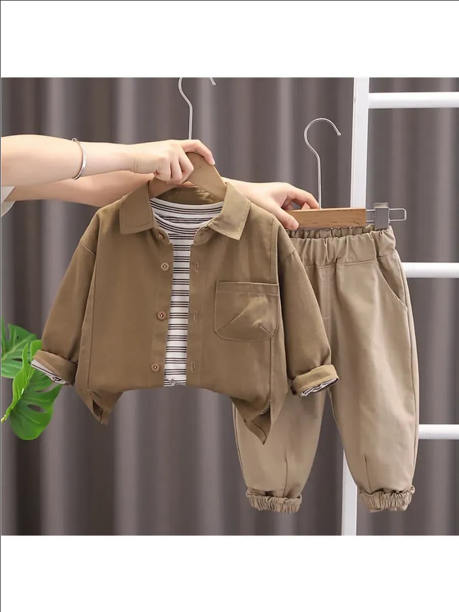 Комплект (рубашка кофточка брюки)