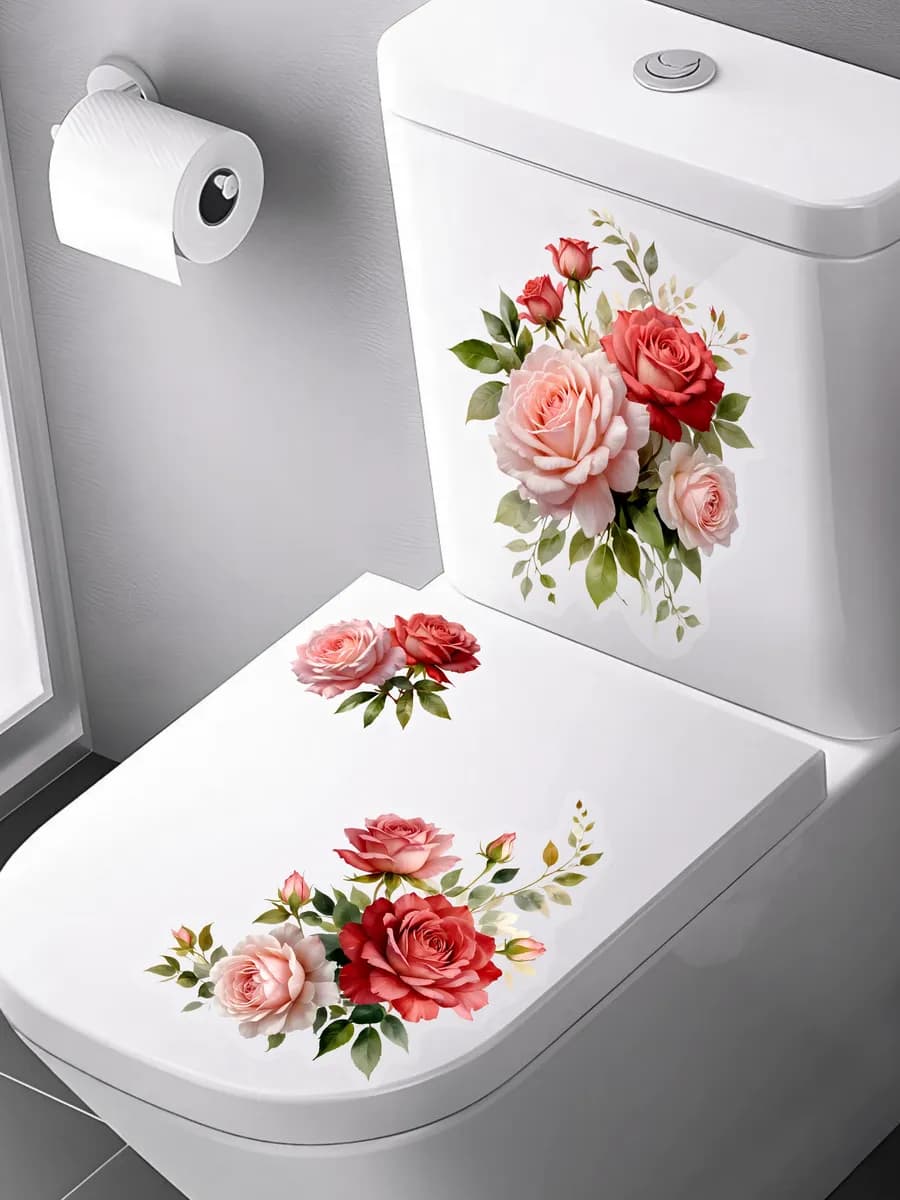 Наклейка интерьерная цветы розы