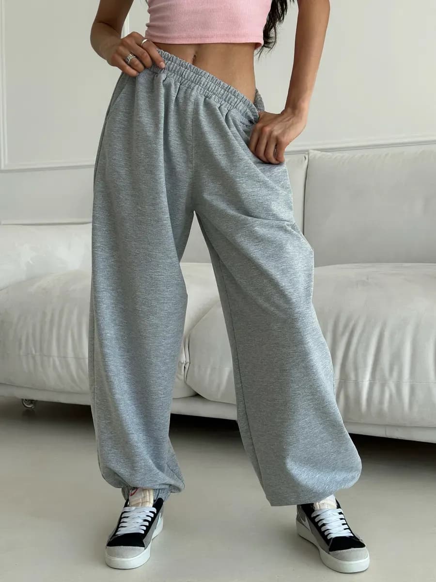 Спортивные штаны широкие багги оверсайз