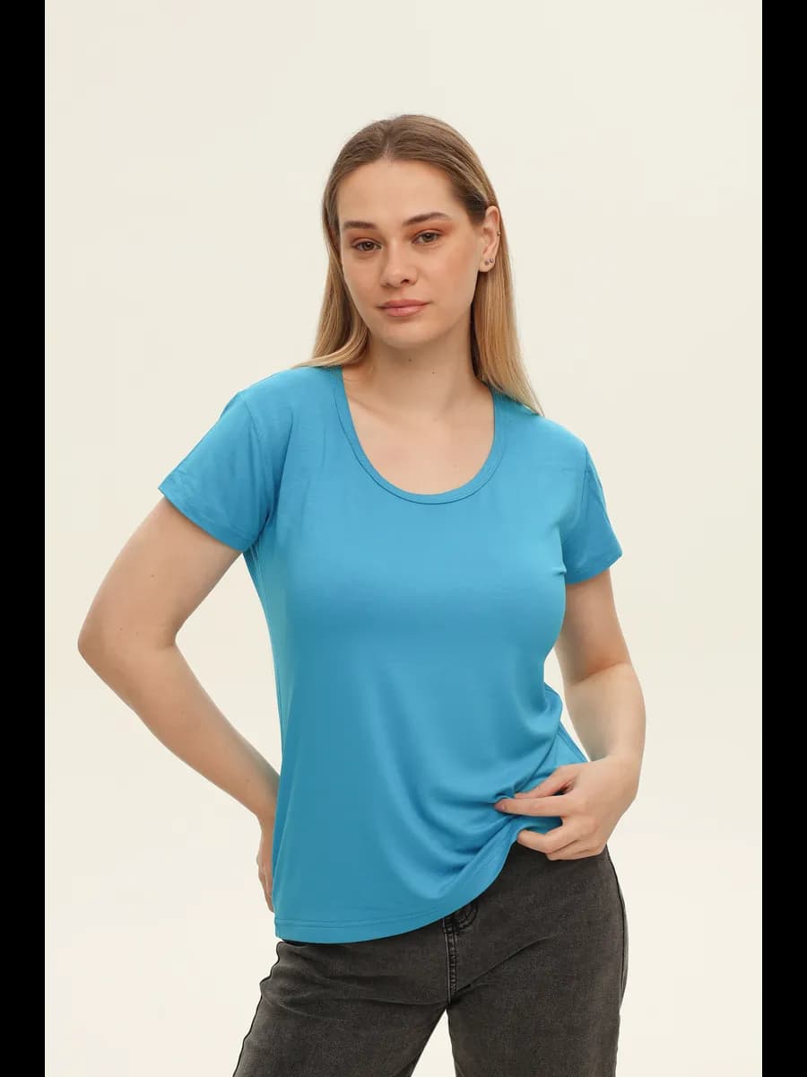 футболка больших размеров базовая для дома и на улице