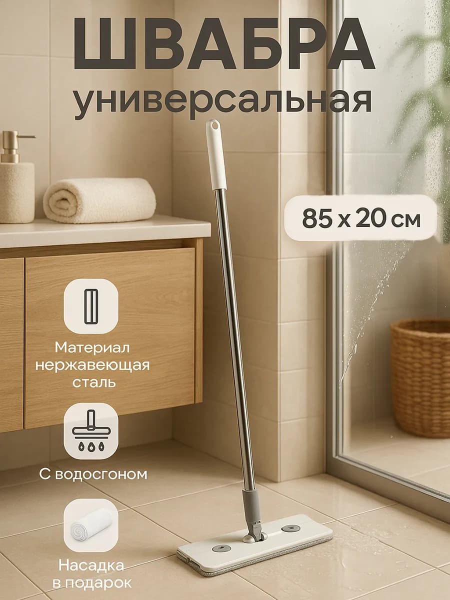 Щетка для стен и окон, со сгоном
