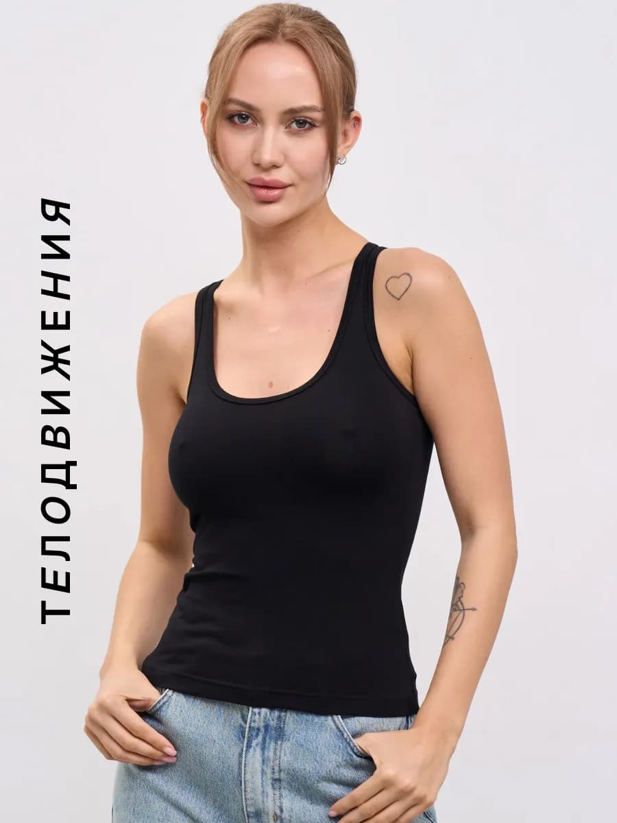 Топ майка летняя под пиджак