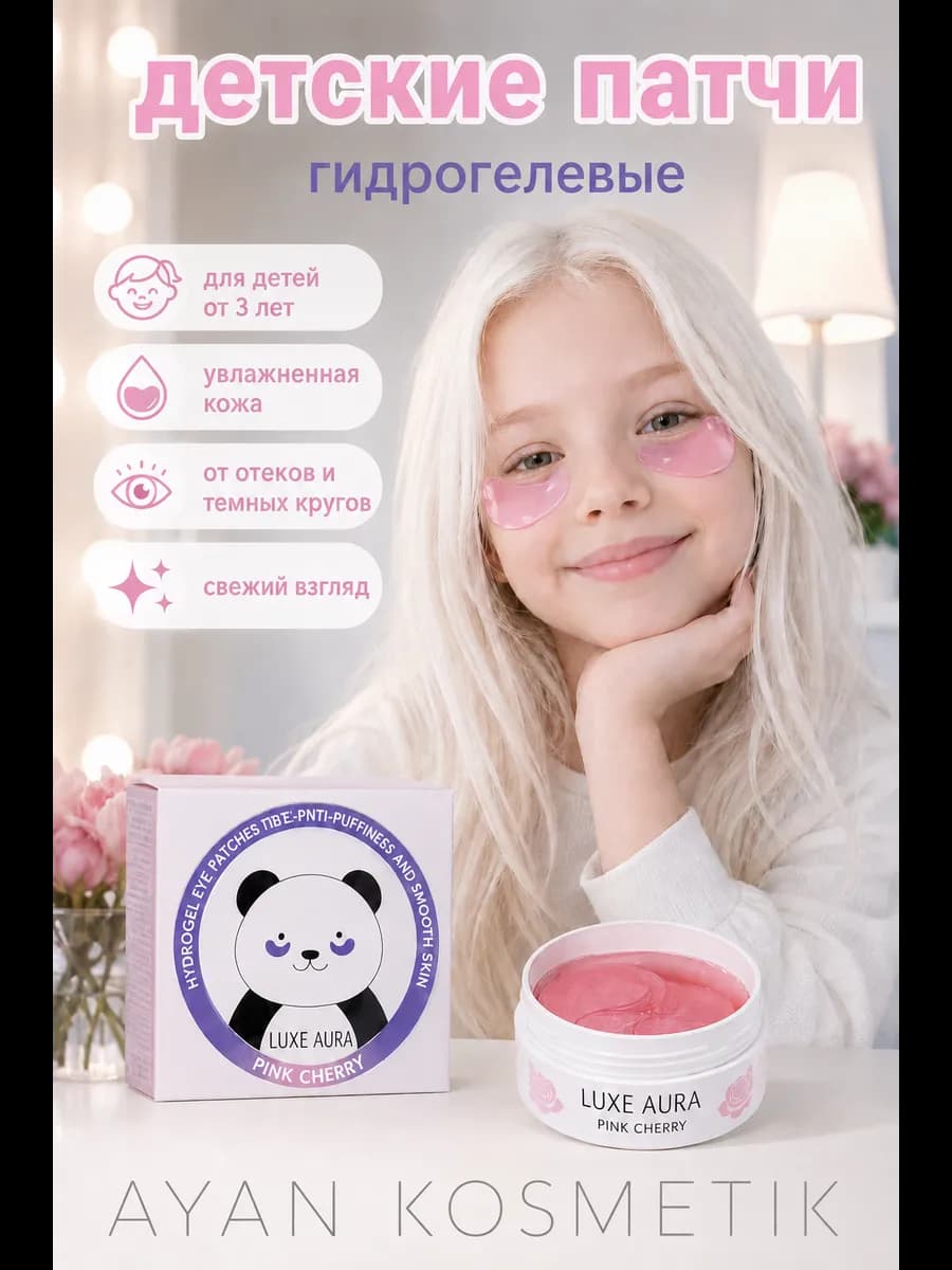 Детские патчи для глаз панда