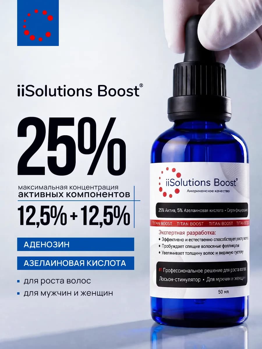 Сыворотка 25% для роста волос и бороды