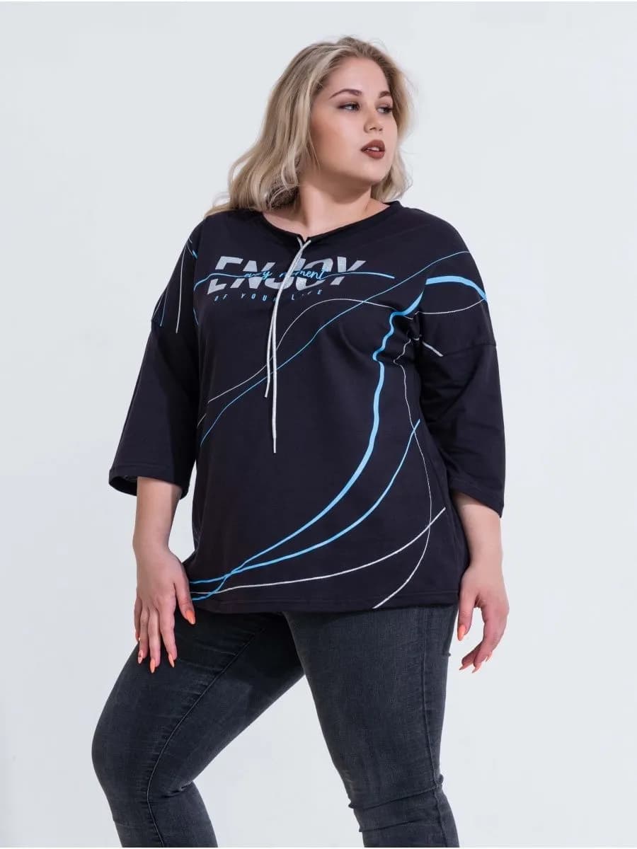 Туника летняя домашняя большие размеры удлиненная