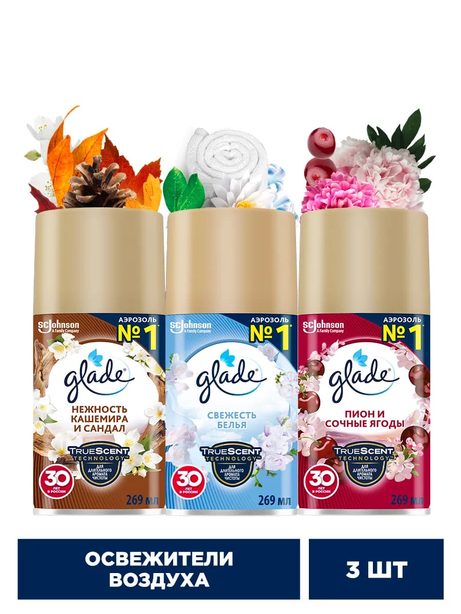 Набор №1 сменных баллонов для автоматического освежителя