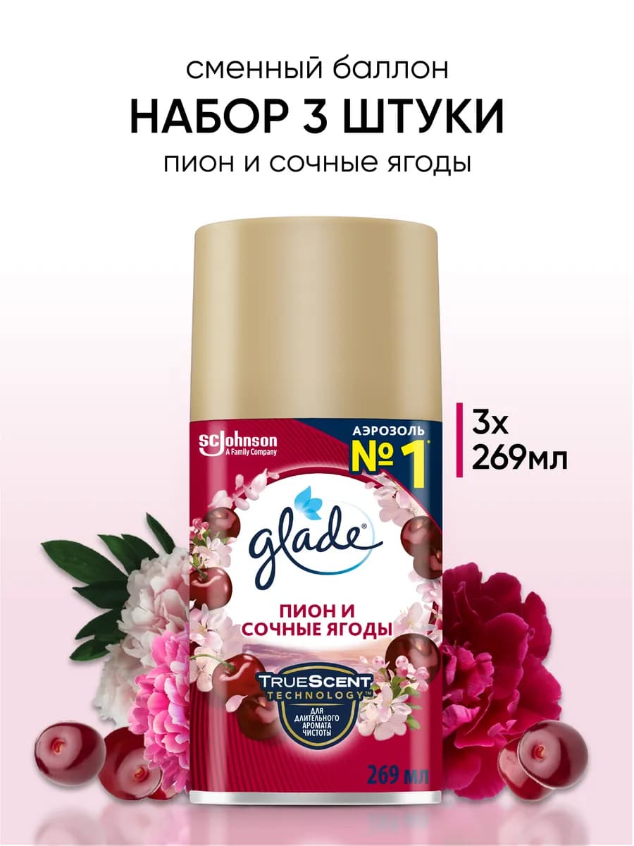 Набор №5 сменных баллонов для автоматического освежителя