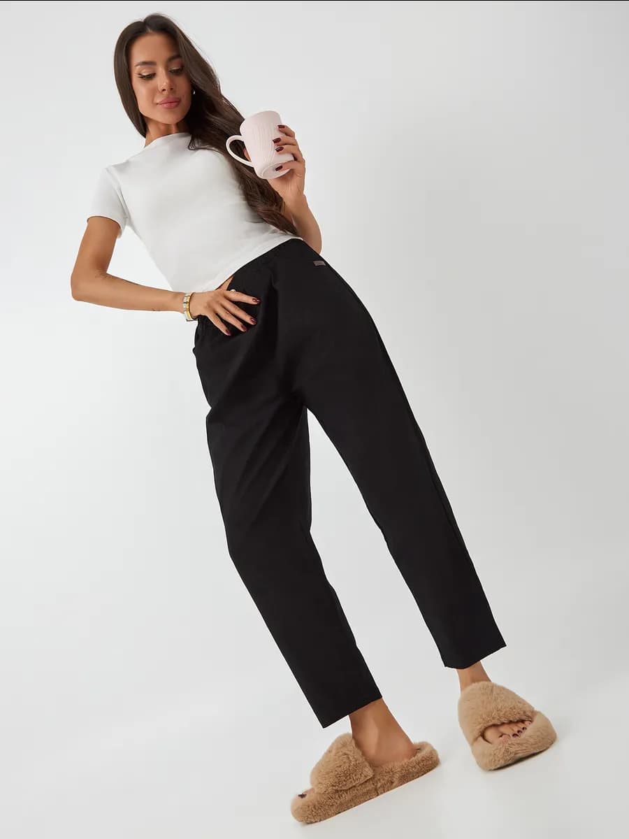 Брюки на резинке летние - фото 1