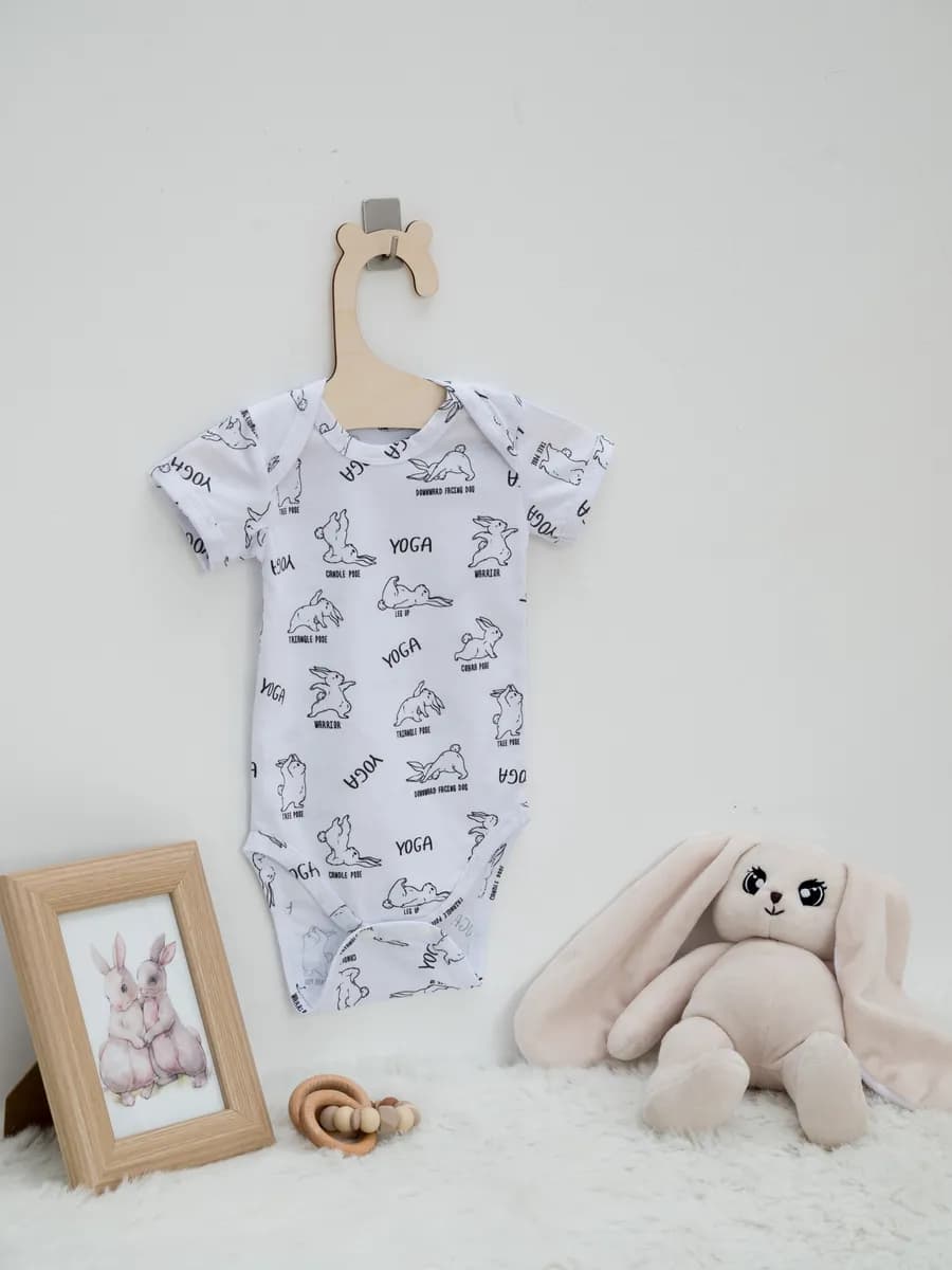 Боди для новорожденных с коротким рукавом