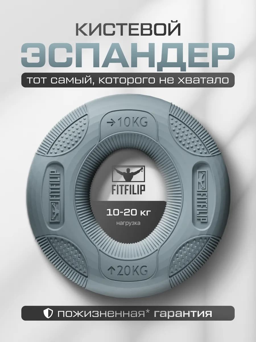 Эспандер кистевой круглый 10кг - 20кг