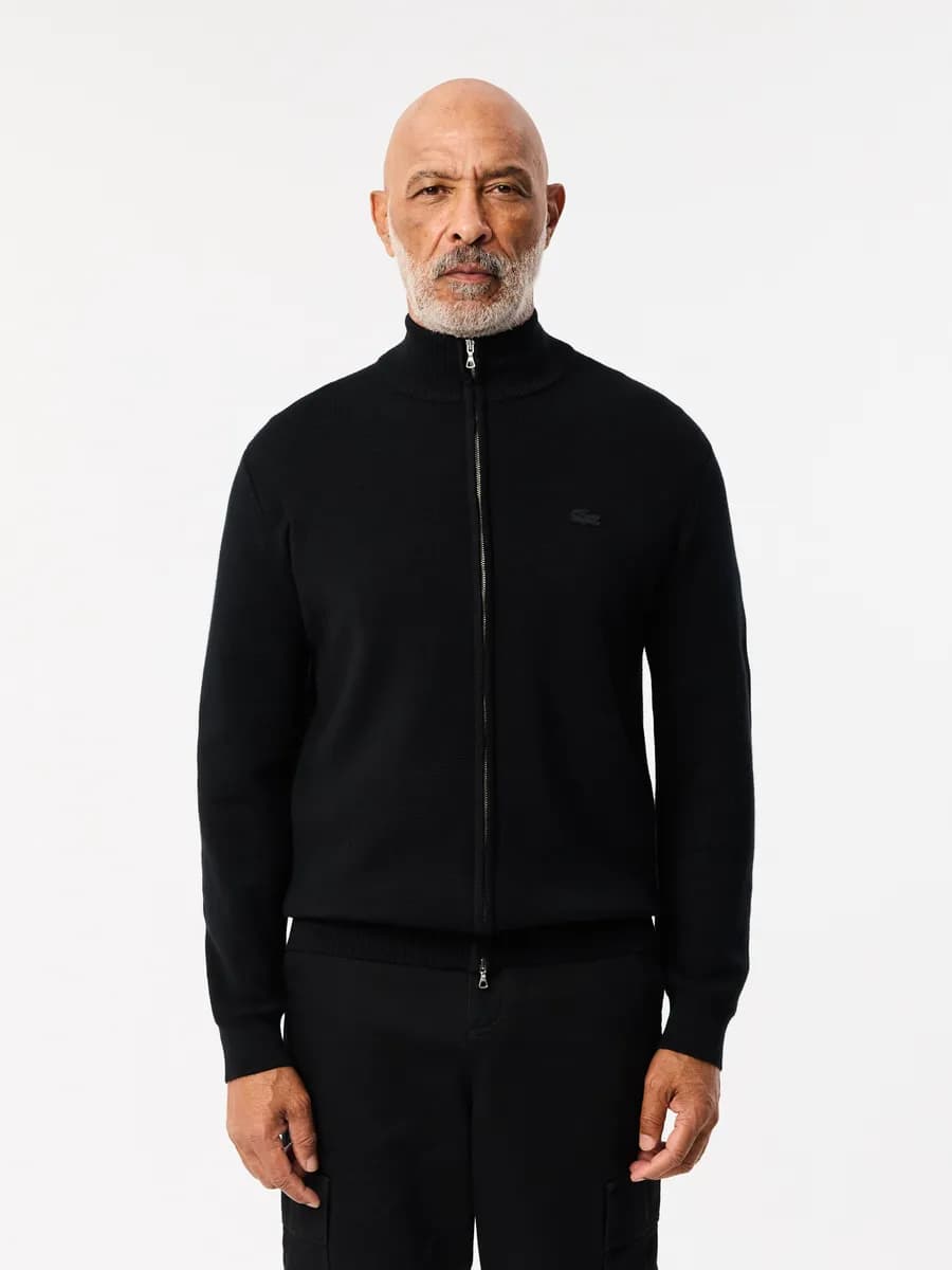 Свитер из шерсти мериноса на молнии classic fit