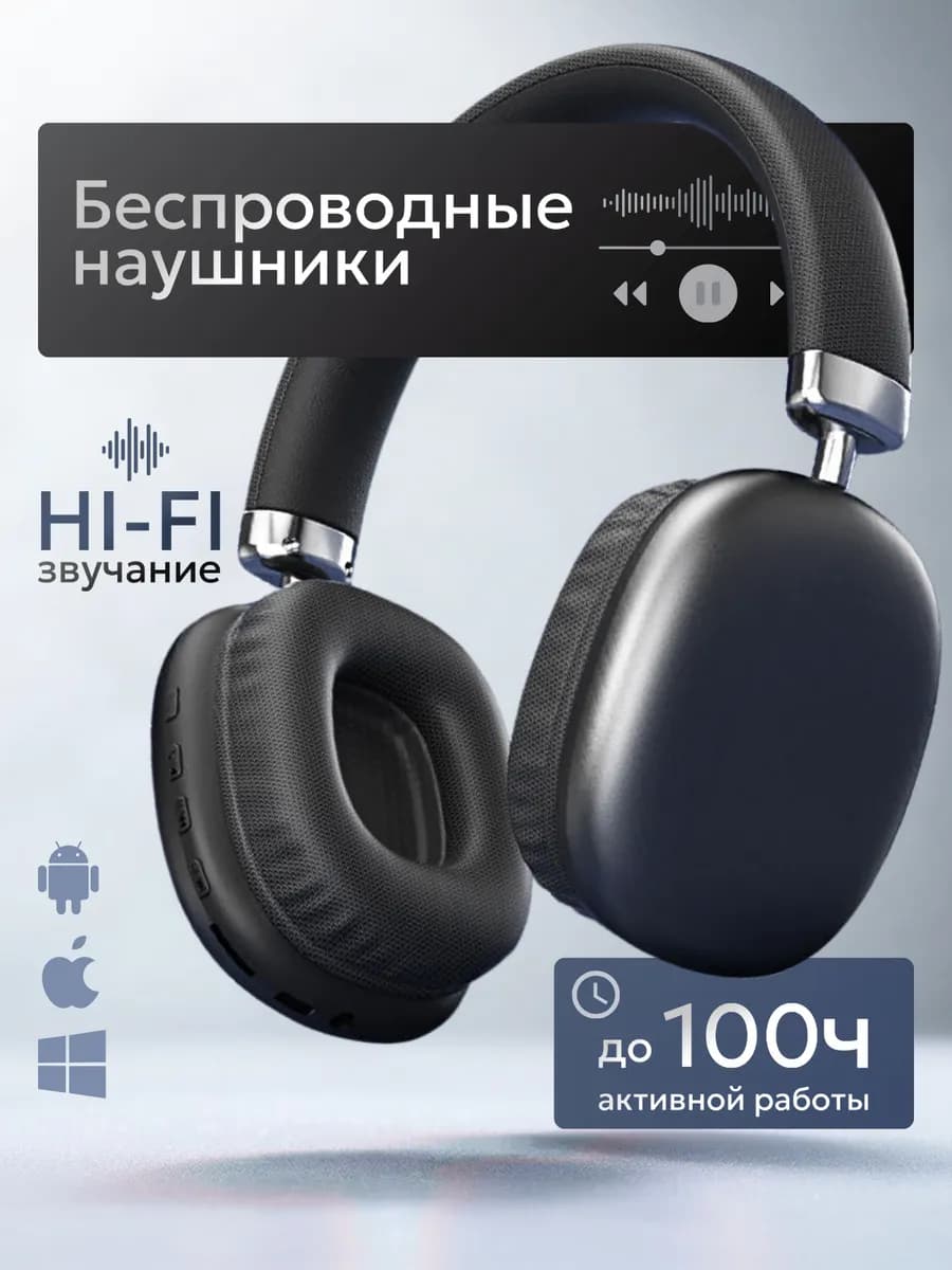 Наушники беспроводные большие