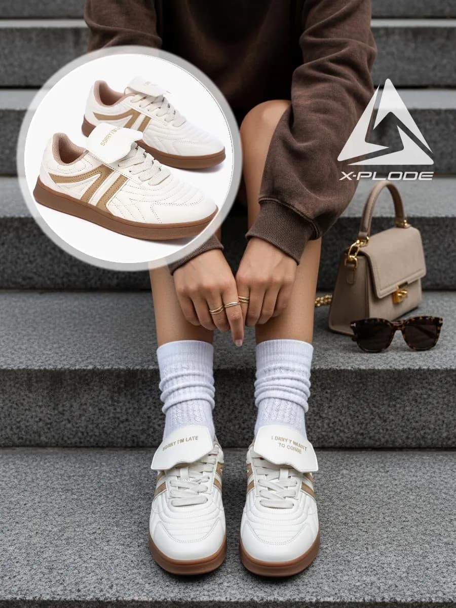 Кеды с акцентным язычком кроссовки на тонкой подошве