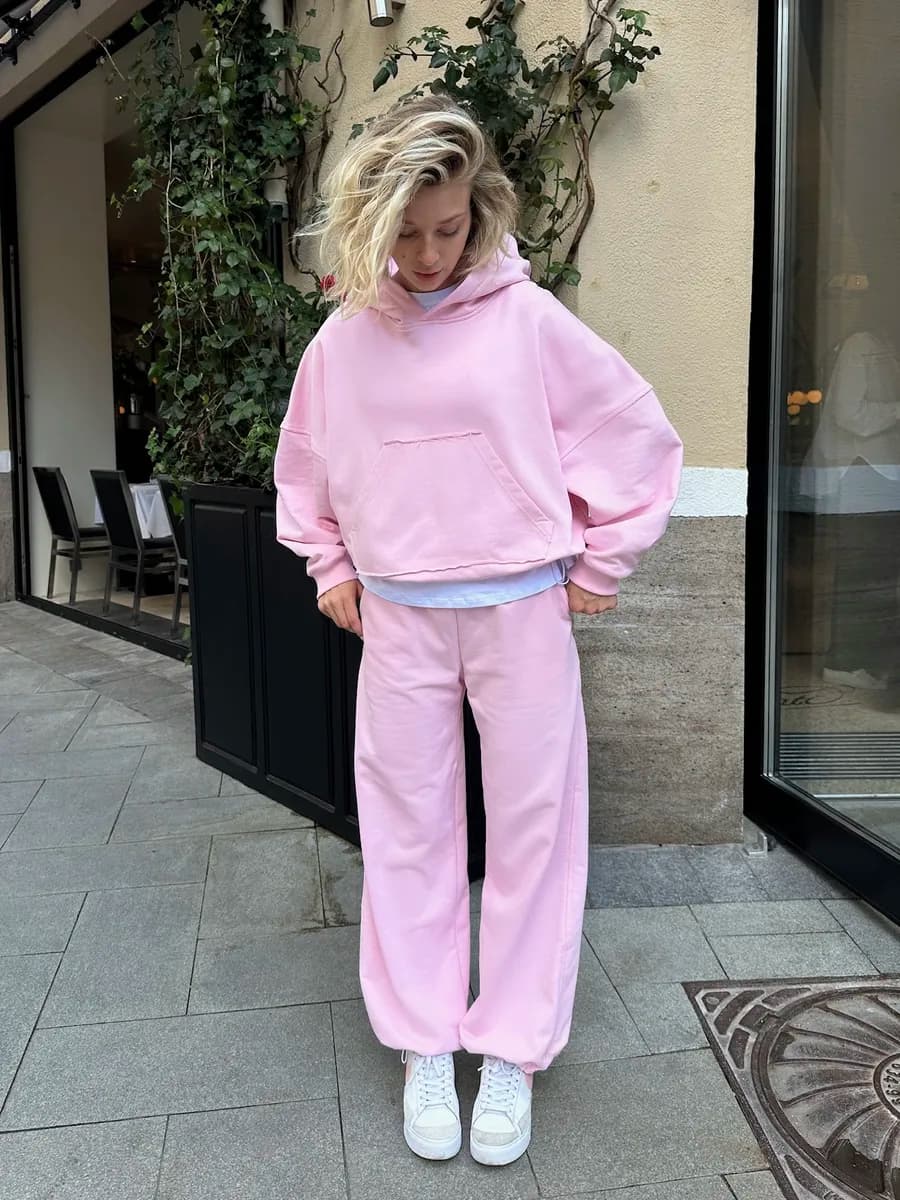 Костюм оверсайз без начеса