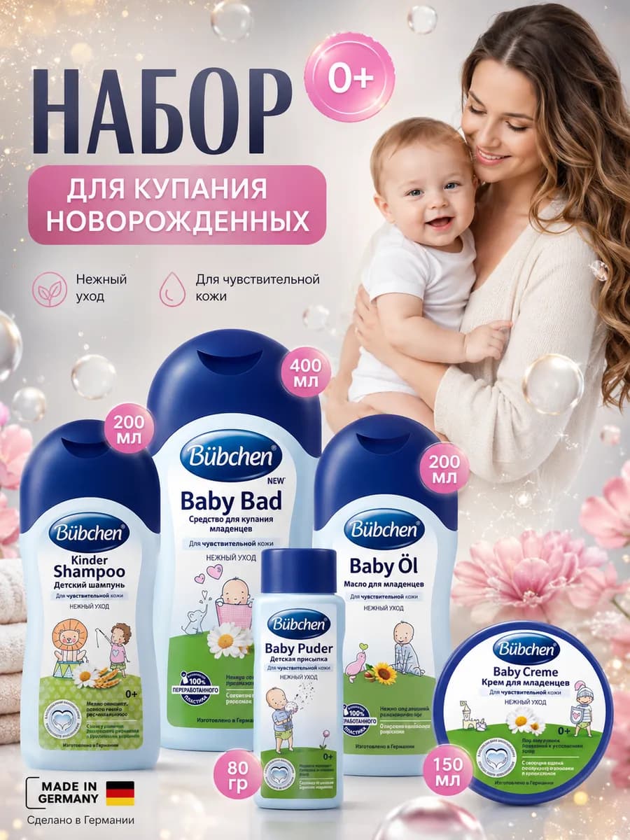 Набор для новорожденных Бюбхен 5 в 1 NEW