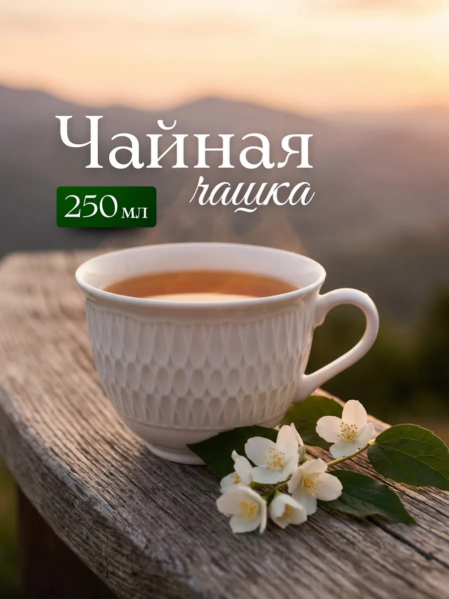 Кружка для чая 250 мл фарфор