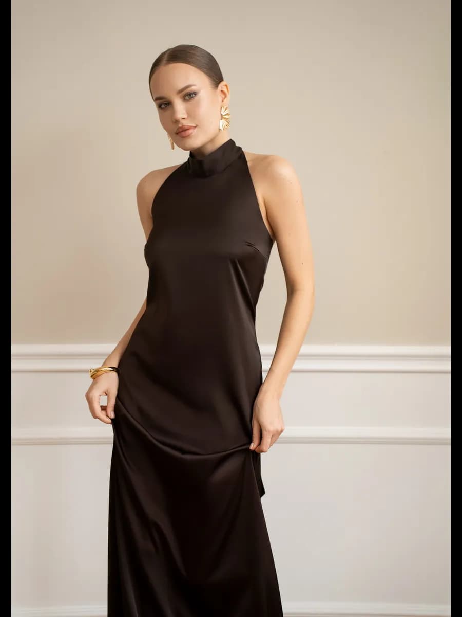 Платье вечернее с открытой спиной