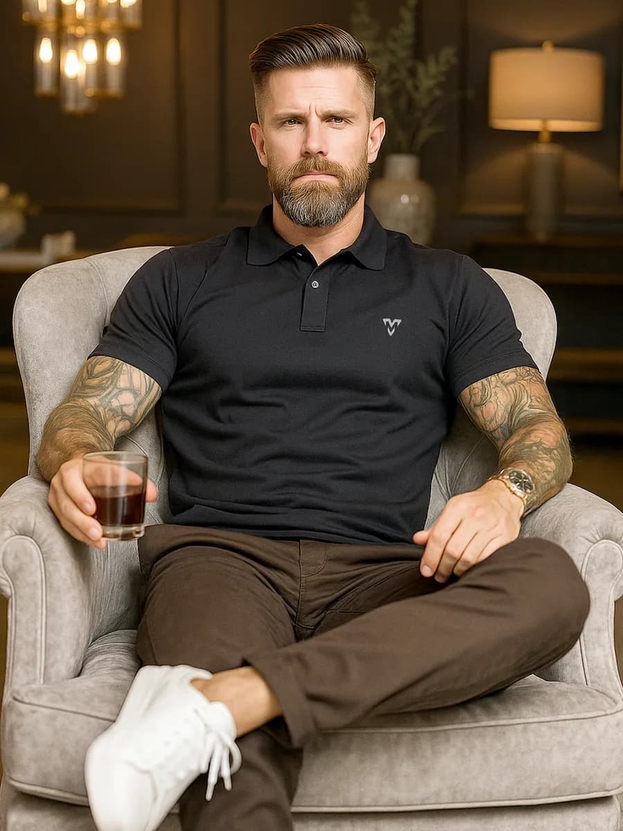 Футболка поло с коротким рукавом