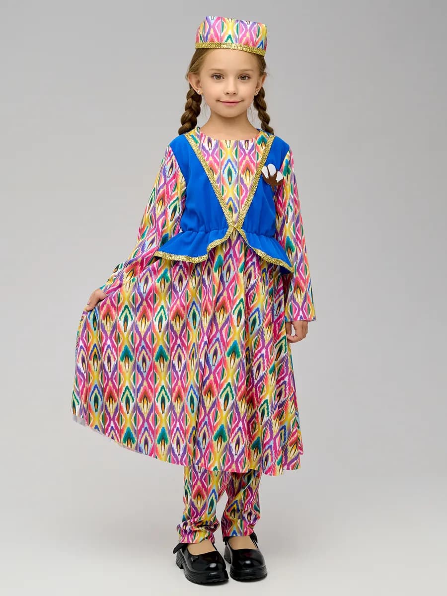Карнавальный костюм узбекский народный для девочки детский