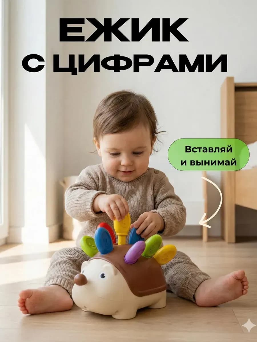 Развивающая игрушка для малышей сортер