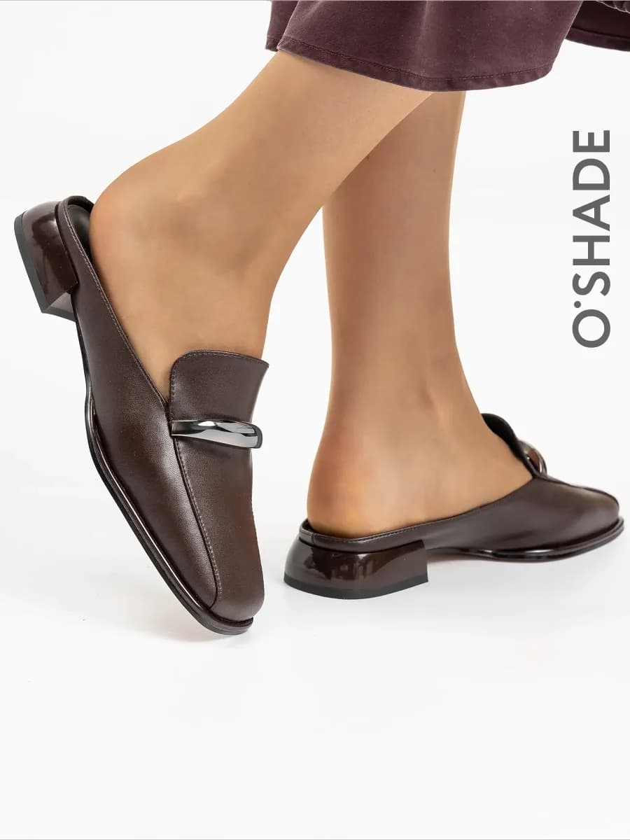 Мюли женские натуральная кожа