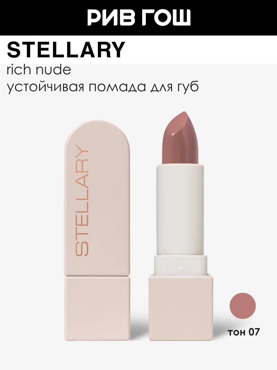 Помада для губ Rich Nude устойчивая 3,8 г 07 Famous