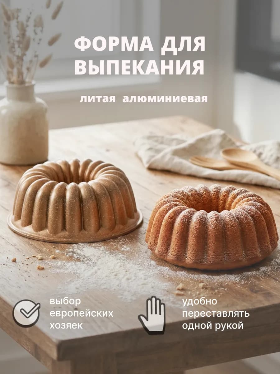 Форма металлическая большая Klasik dilim