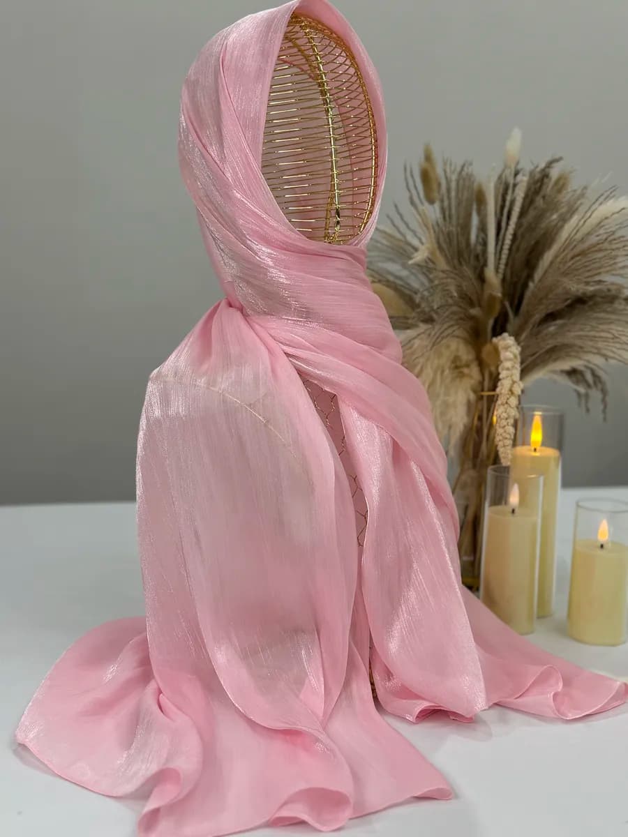 Шарф из органзы хиджаб мусульманский